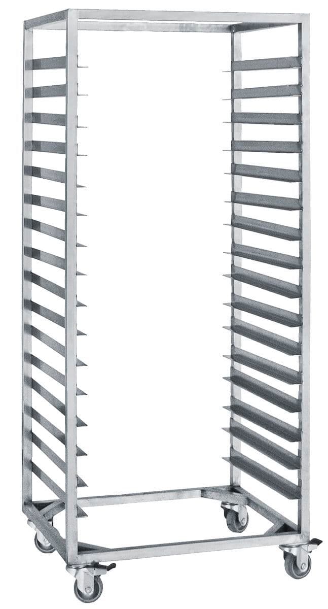 Stainless steel mobile tray rack