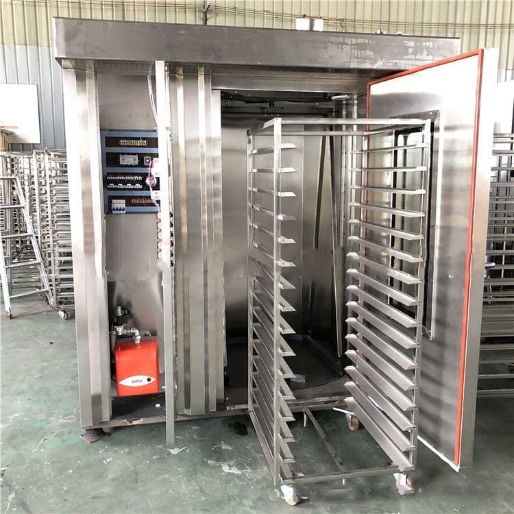 Commercial rack ovens in a workshop