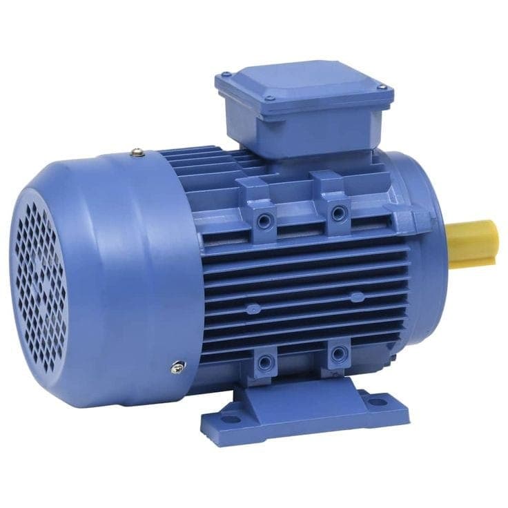 Industrial motor for equipment servicing